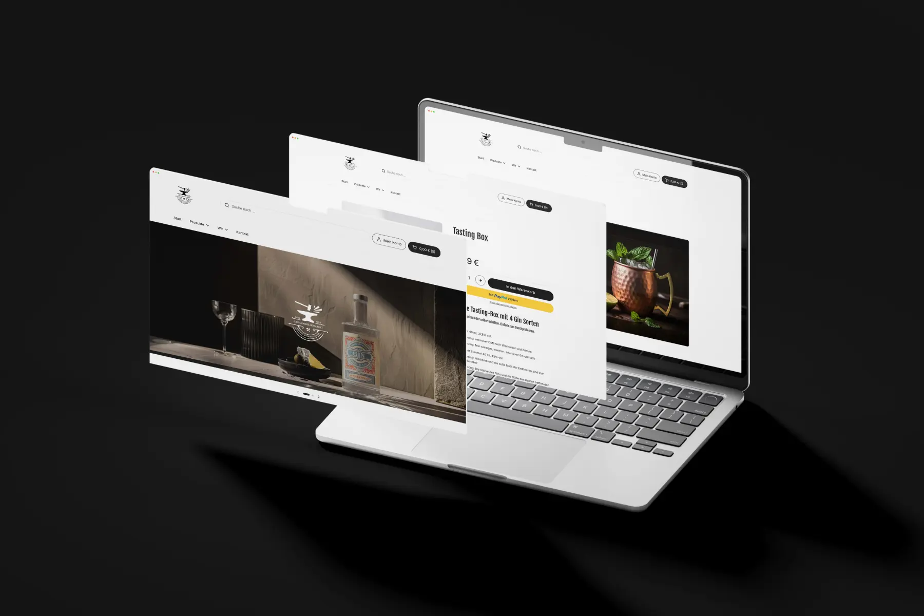 Gin-Manufaktur — Handwerk trifft E-Commerce.