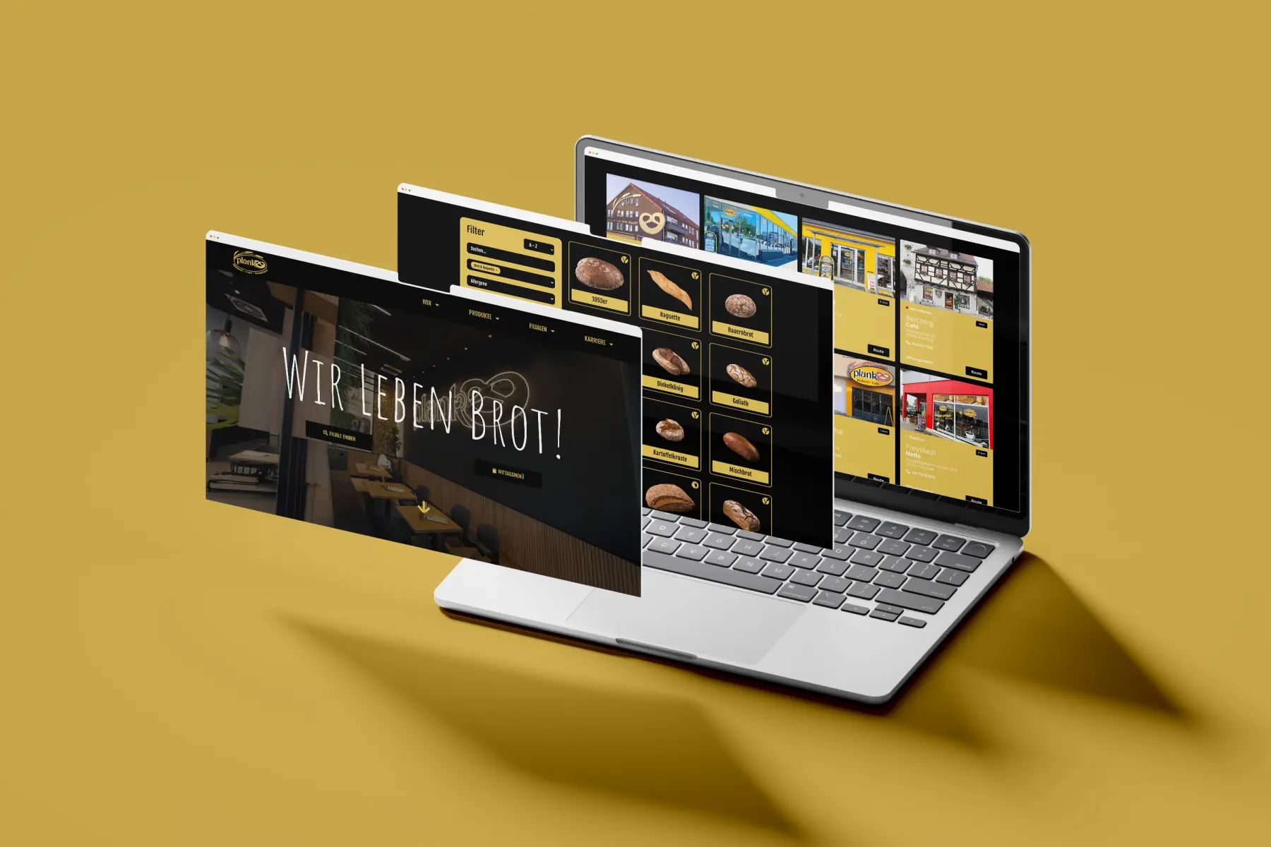 Bäckerei Plank — Case-Mockup