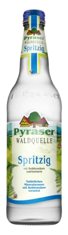 Wasser spritzig
